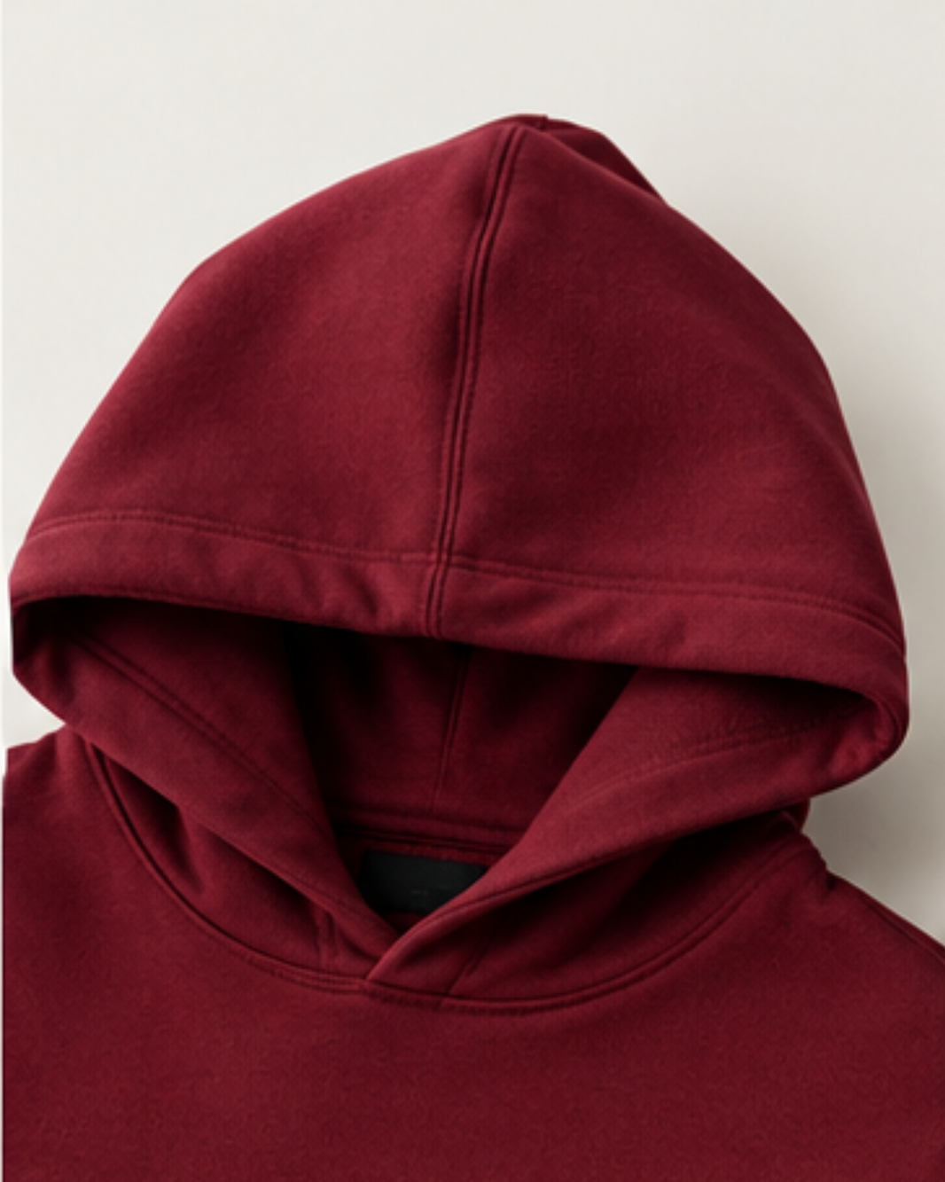 Premium Heavyweight Loose Fit Hoodie - Burgundy Red
