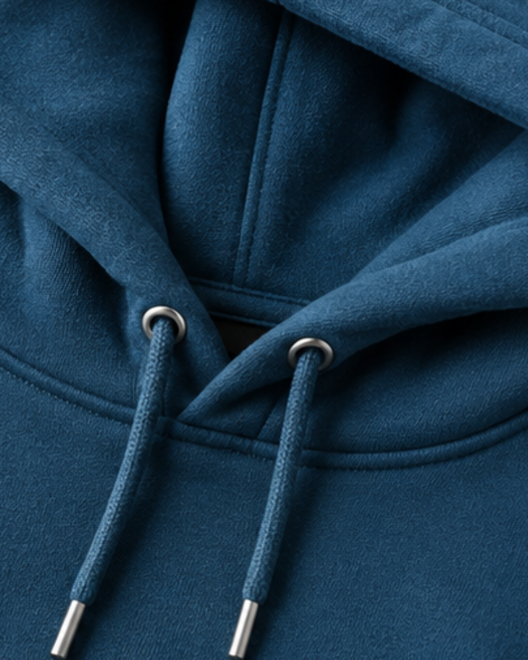 Premium Heavyweight Loose Fit Hoodie - Steel Blue