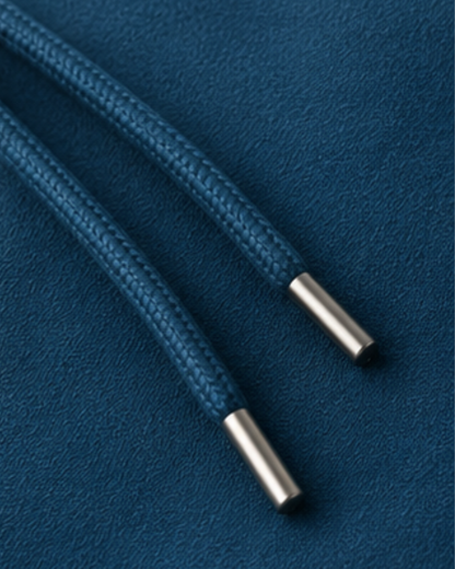 Premium Heavyweight Loose Fit Hoodie - Steel Blue