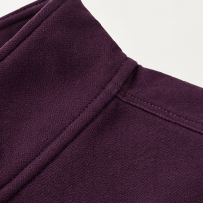 Limited Edition - Premium Heavyweight Quarter Zipper Sweatshirt - Royal Plum