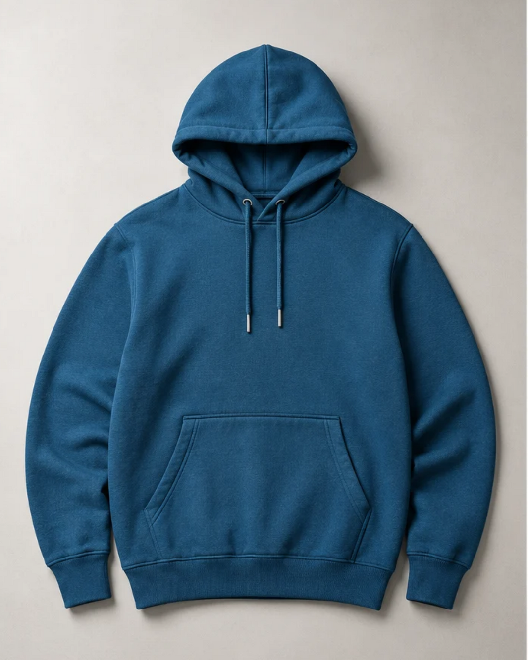 Premium Heavyweight Loose Fit Hoodie - Steel Blue