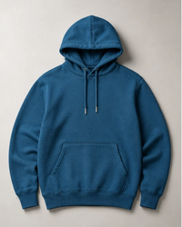 Premium Heavyweight Loose Fit Hoodie - Steel Blue