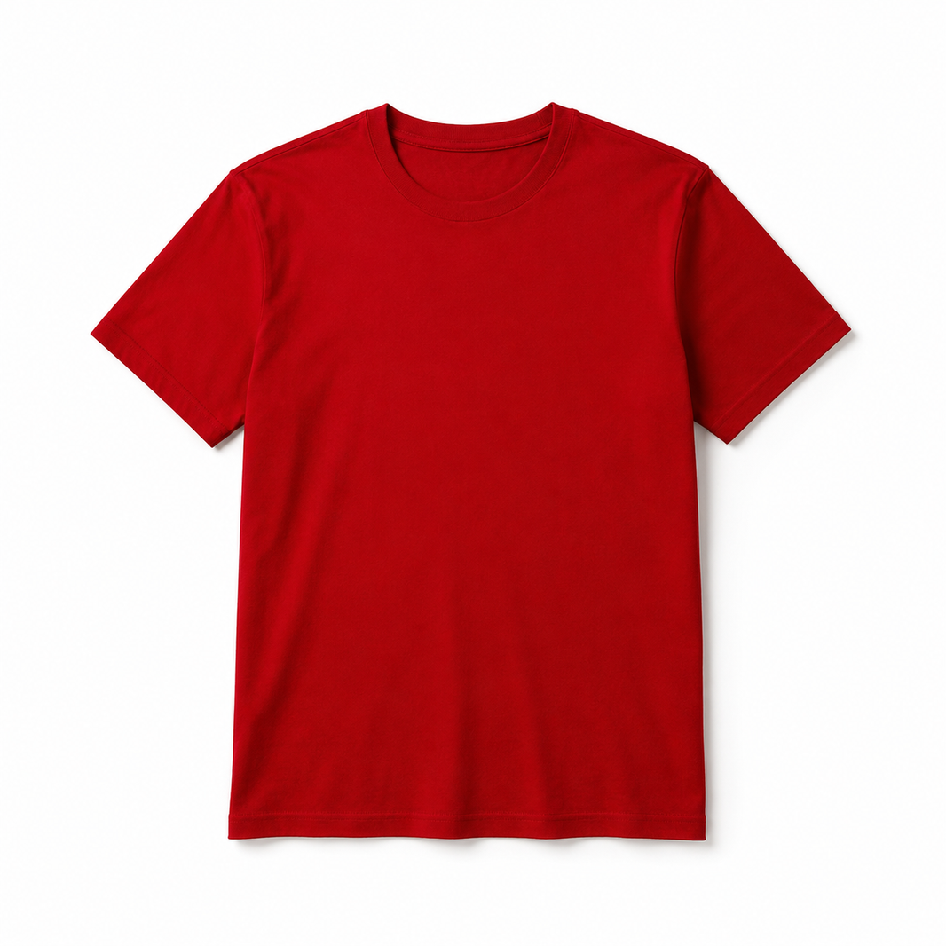 The Crimson Tee - Soft. Durable. Premium Feel - The Finest 100% Cotton