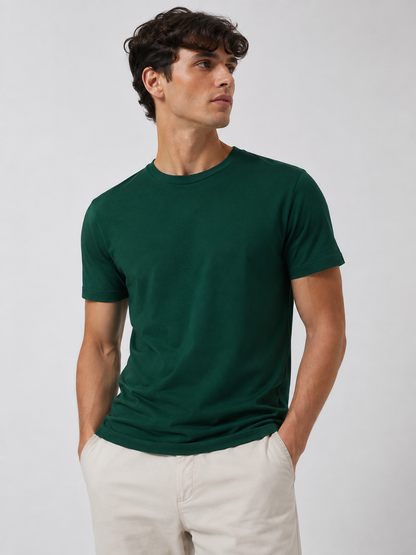 The Evergreen Cotton Tee - Soft. Durable. Premium Feel - The Finest 100% Cotton