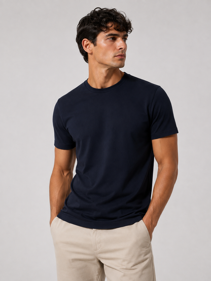 The Highland Blue Tee - Soft. Durable. Premium Feel - The Finest 100% Cotton