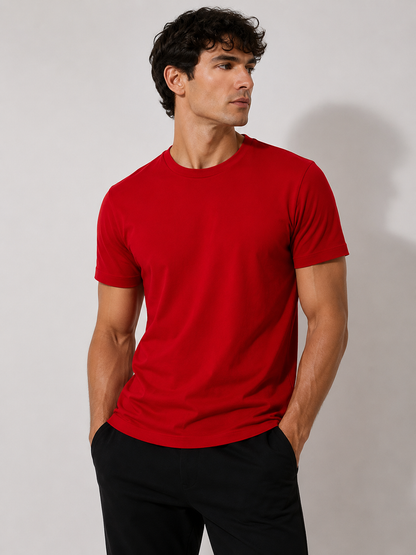 The Crimson Tee - Soft. Durable. Premium Feel - The Finest 100% Cotton