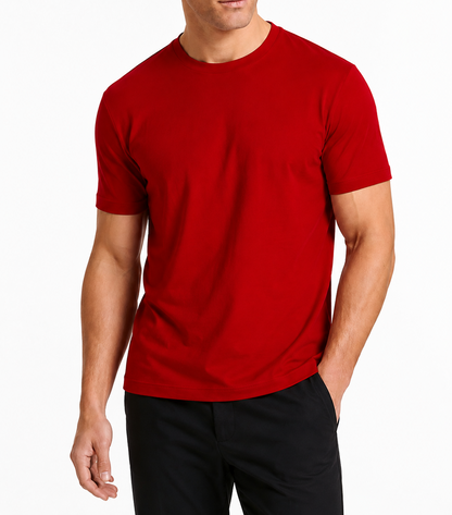 The Crimson Tee - Soft. Durable. Premium Feel - The Finest 100% Cotton