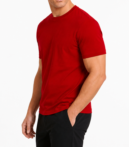 The Crimson Tee - Soft. Durable. Premium Feel - The Finest 100% Cotton