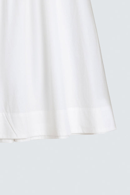 Poplin Midi Skirt