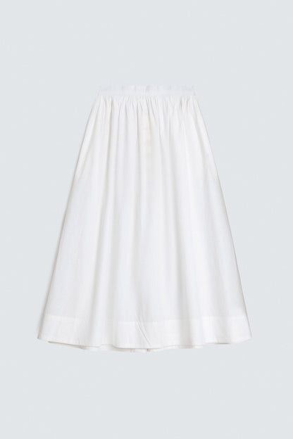 Poplin Midi Skirt