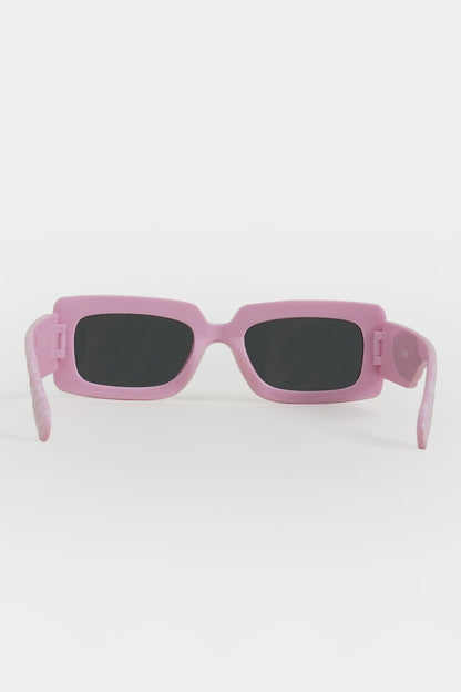 Checkered Frame Sunglasses
