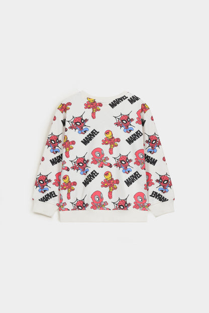 All-Over Character Print Sweatshirt