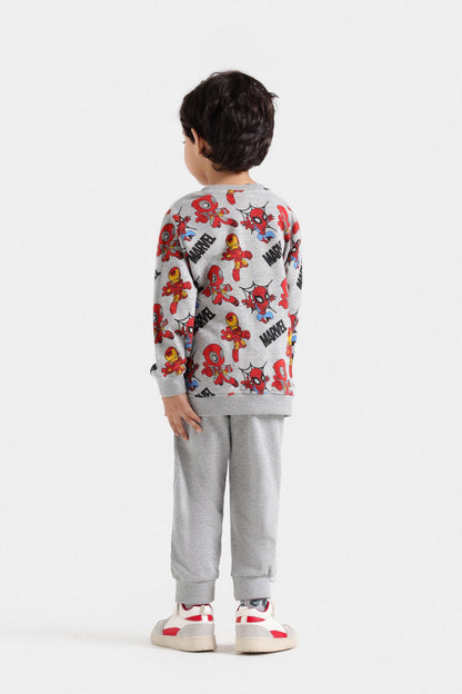 All-Over Character Print Sweatshirt