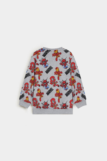 All-Over Character Print Sweatshirt
