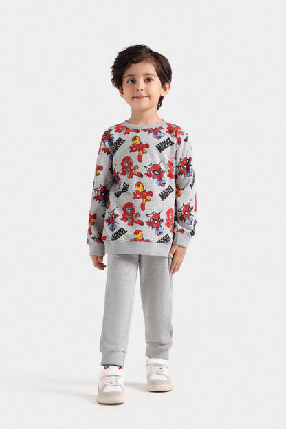 All-Over Character Print Sweatshirt