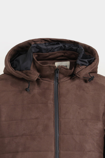 Suede Bomber Jacket