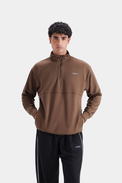 Activewear Quarter Zip-Up Sweatshirt