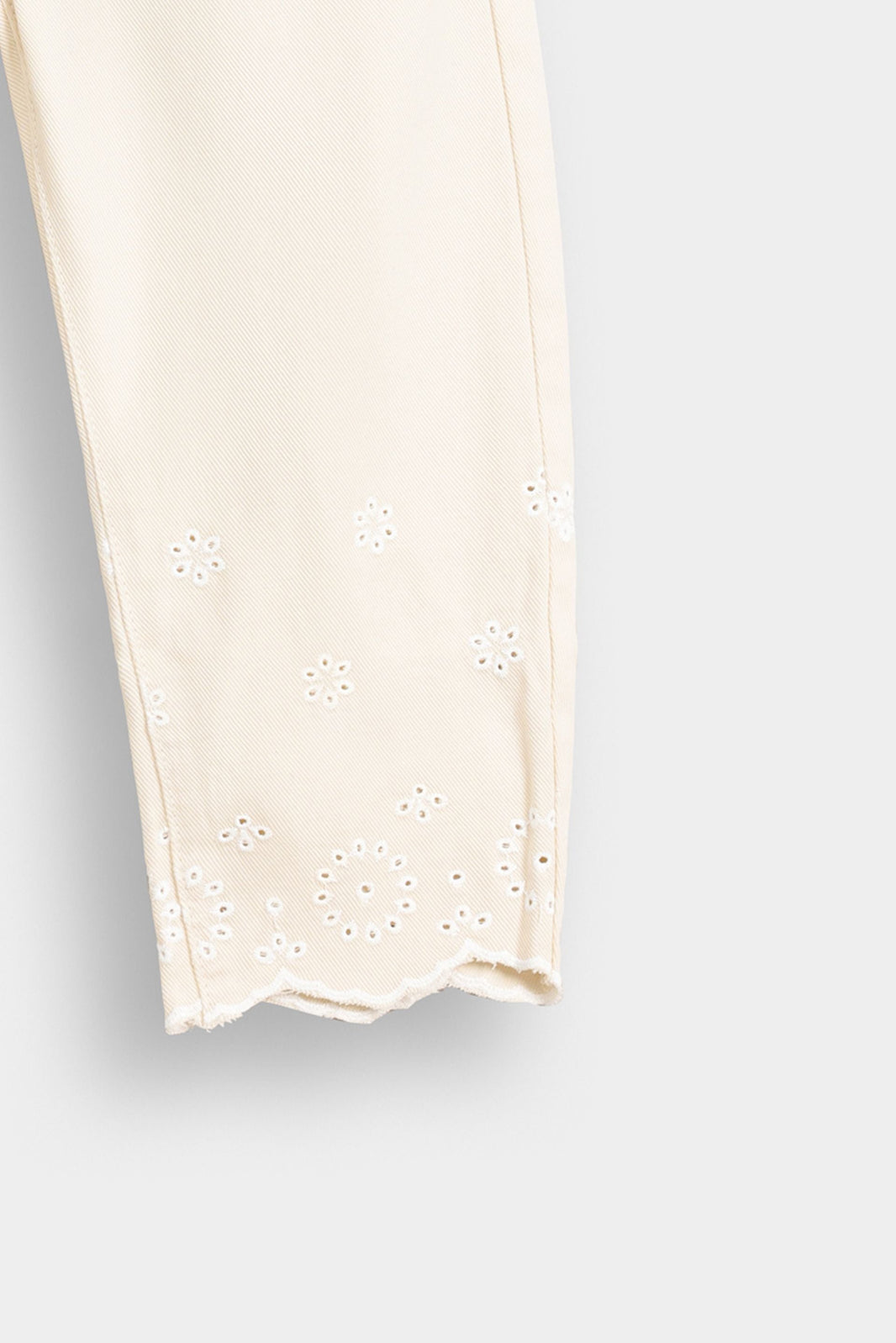 Embroidered Barrel Pants