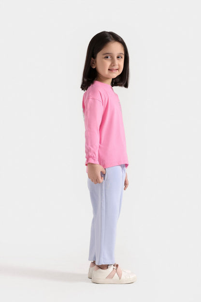Wide Leg Graphic Trousers