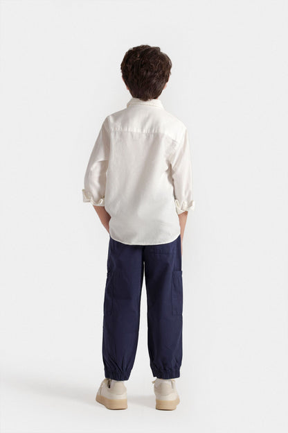Non-Denim Cargo Jogger Trousers