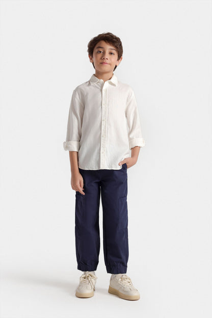 Non-Denim Cargo Jogger Trousers