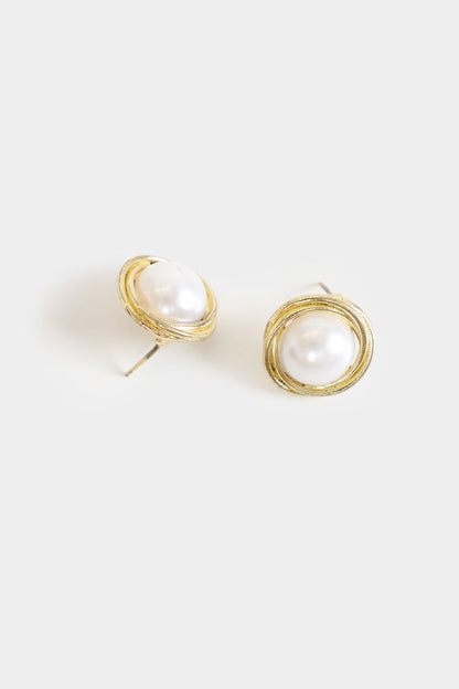 Pearl Knot Studs