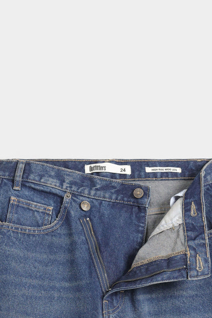 High-Waist Wide-Leg Jeans