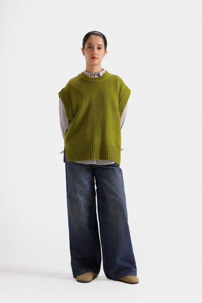 High-Waist Wide-Leg Jeans