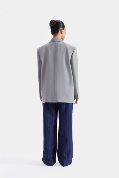 Striped Wide Leg Trousers