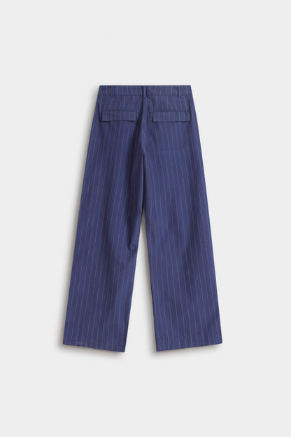 Striped Wide Leg Trousers