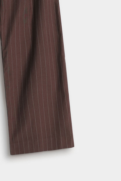Striped Wide Leg Trousers