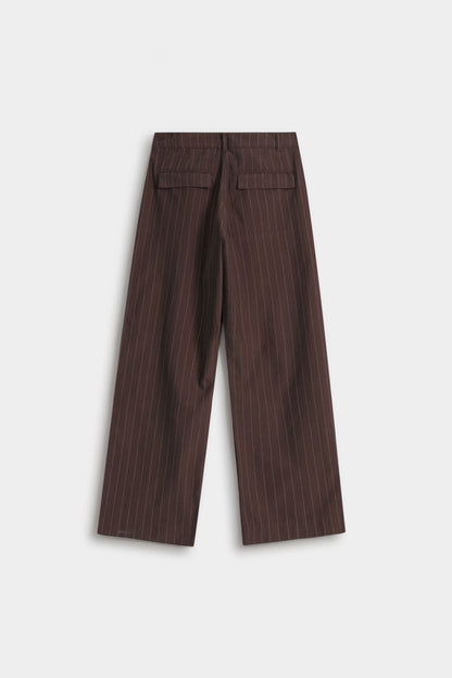 Striped Wide Leg Trousers