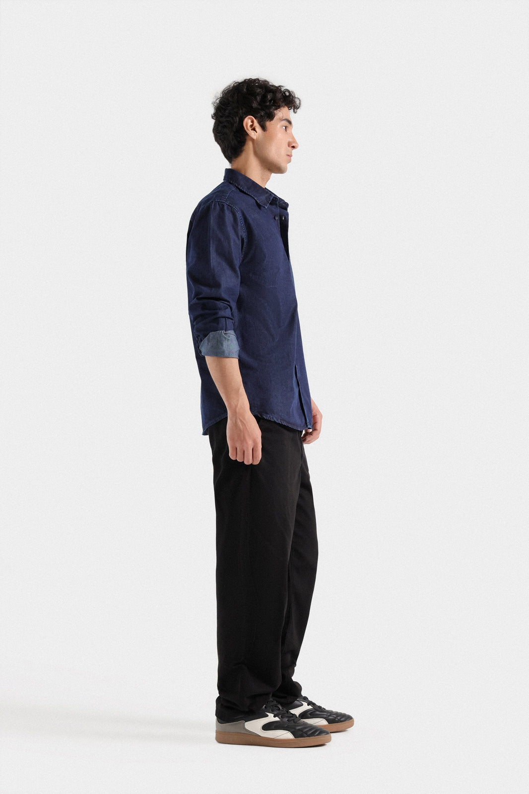 Pleated Straight Fit Chinos