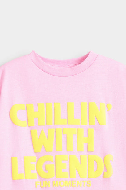 Slogan Print T-Shirt