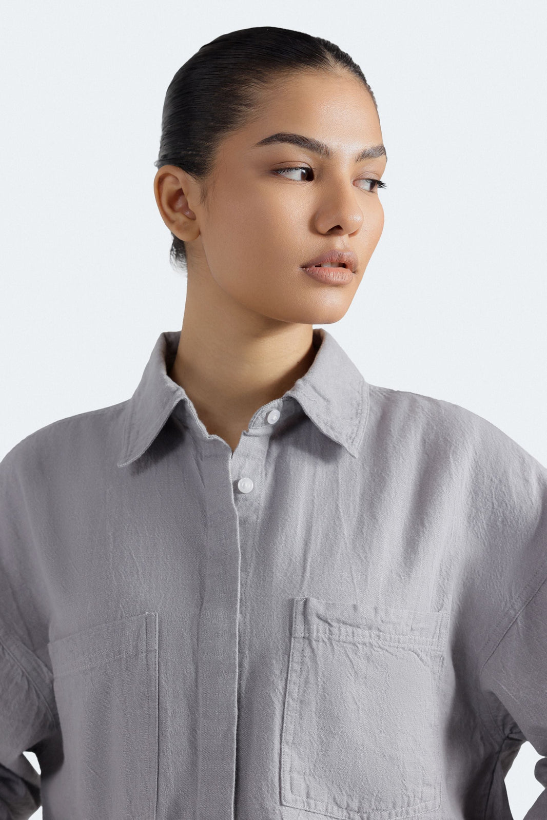 Creased Effect Shacket