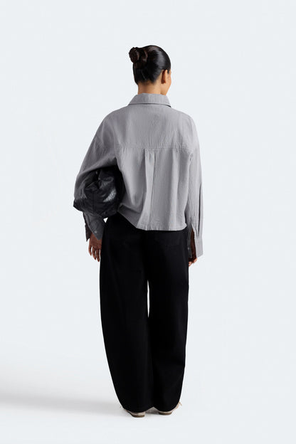 Creased Effect Shacket