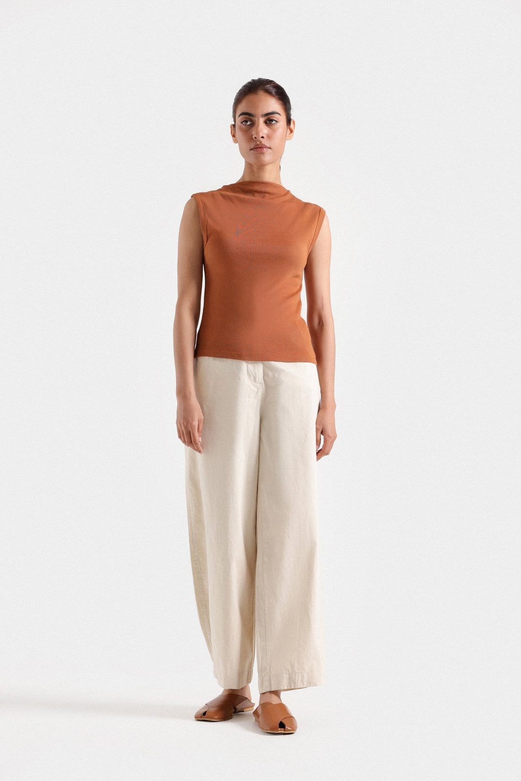 Cropped Slim Tank Top