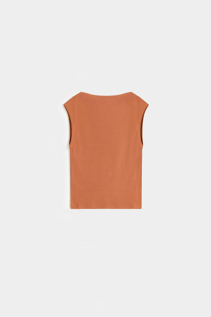 Cropped Slim Tank Top