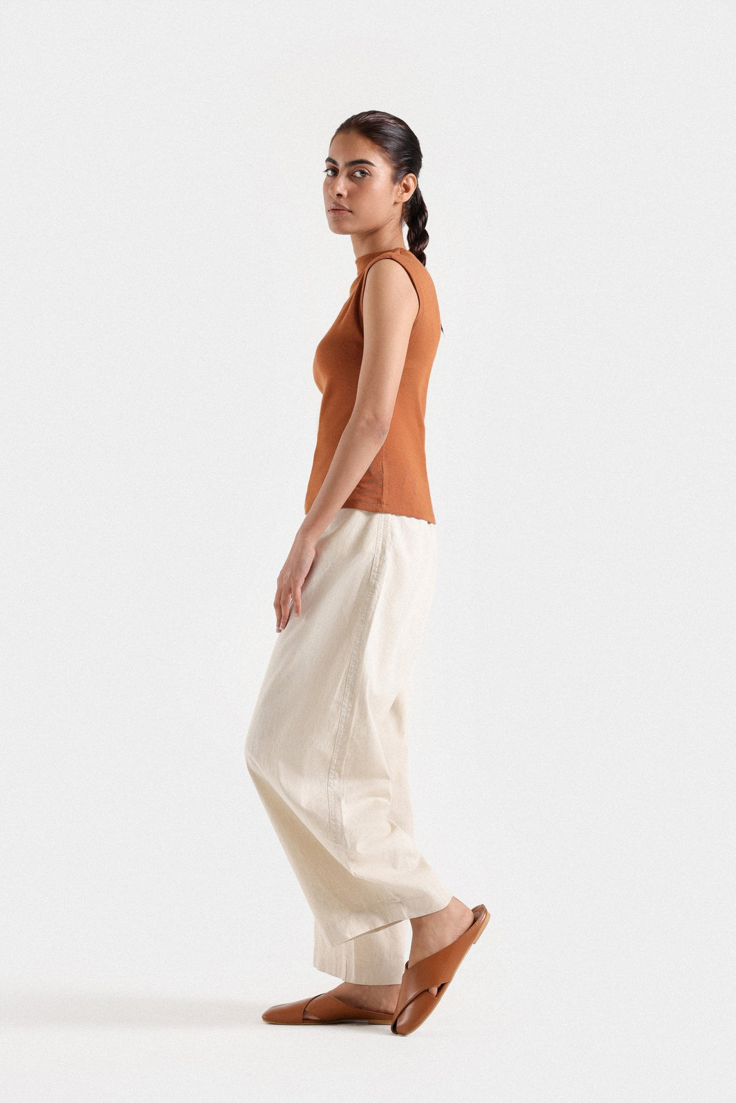 Cropped Slim Tank Top
