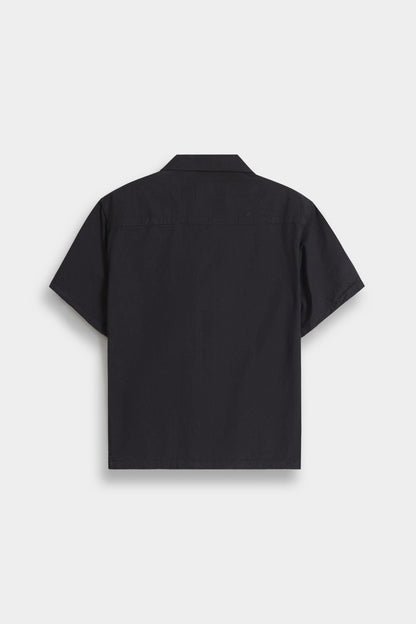 Resort Collar Embroidered Shirt