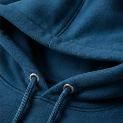 Premium Heavyweight Loose Fit Hoodie - Steel Blue