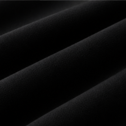 Premium Heavyweight Quarter Zipper Sweatshirt - Onyx Black